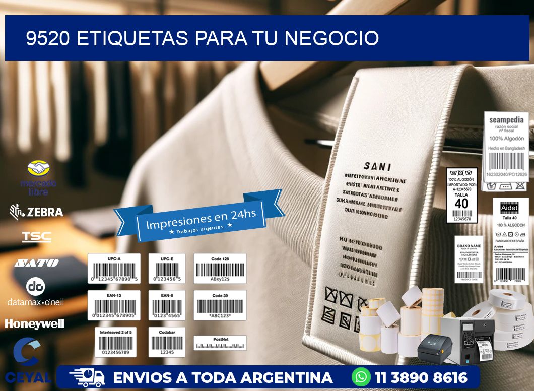 9520 etiquetas para tu negocio