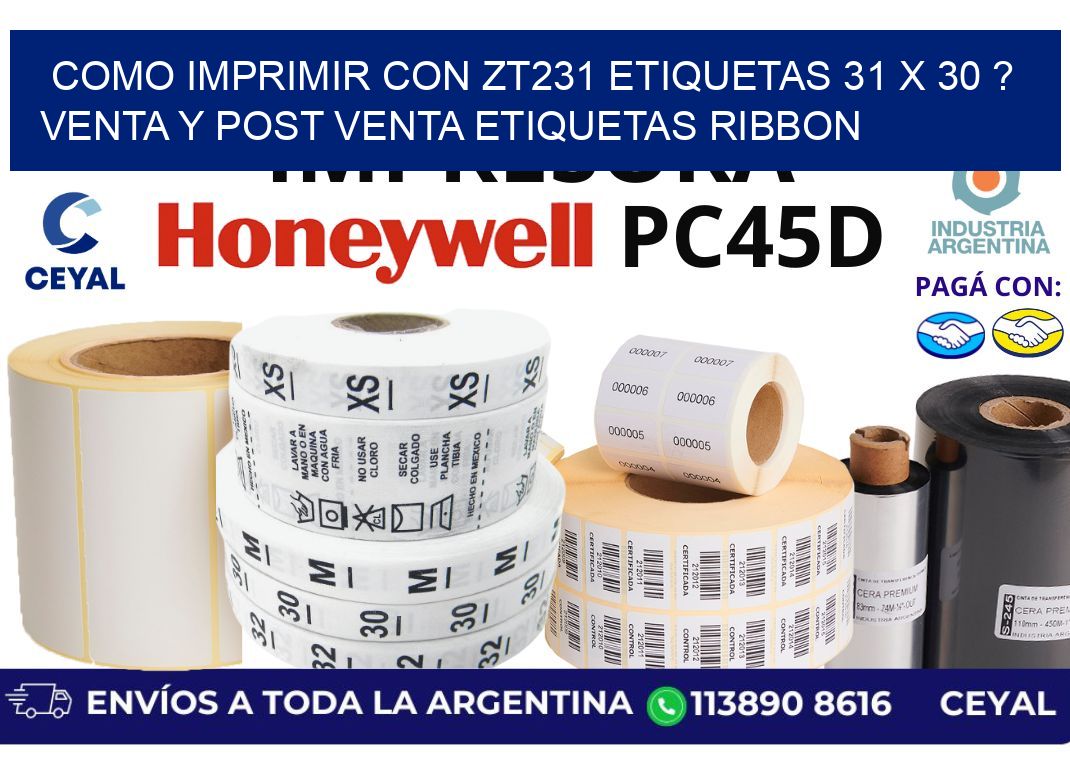 como imprimir con zt231 etiquetas 31 x 30 ? Venta y post venta etiquetas ribbon