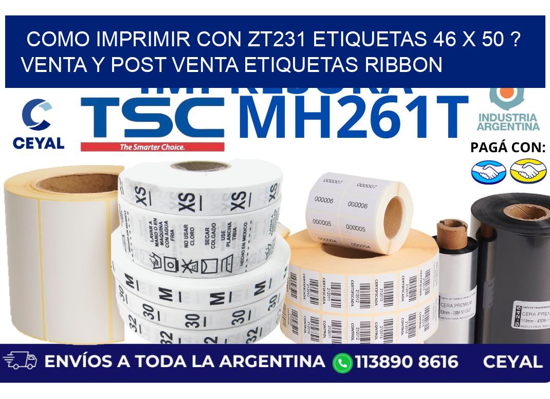 como imprimir con zt231 etiquetas 46 x 50 ? Venta y post venta etiquetas ribbon