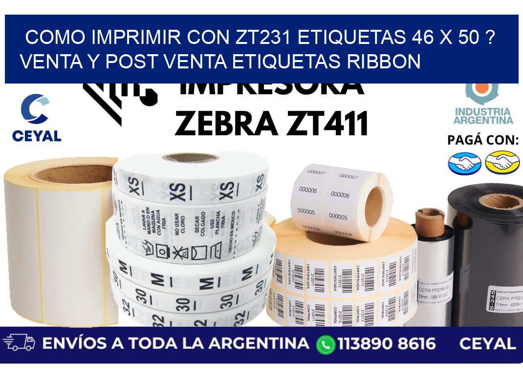 como imprimir con zt231 etiquetas 46 x 50 ? Venta y post venta etiquetas ribbon