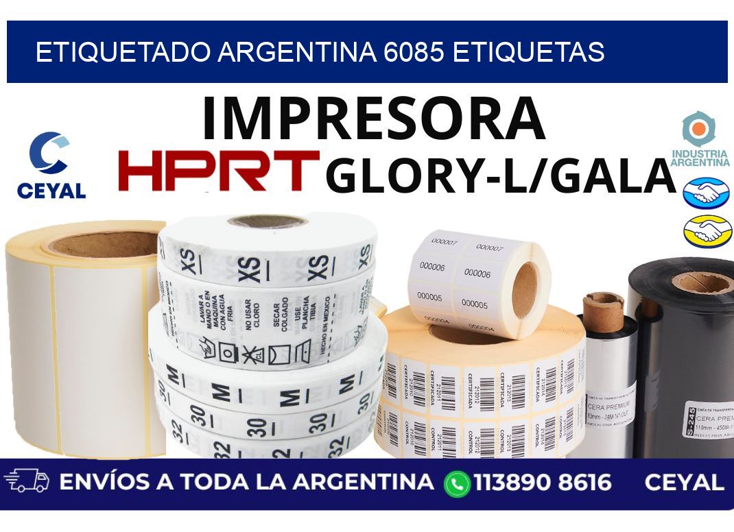 etiquetado argentina 6085 etiquetas
