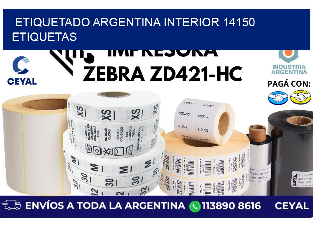 etiquetado argentina interior 14150 etiquetas