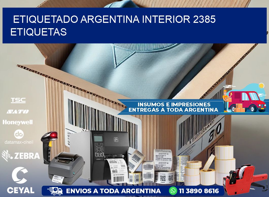etiquetado argentina interior 2385 etiquetas
