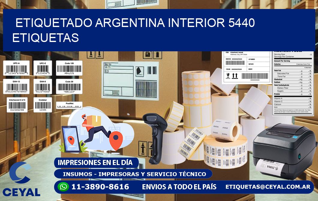 etiquetado argentina interior 5440 etiquetas