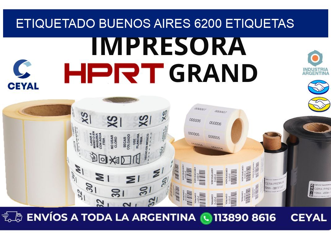 etiquetado buenos aires 6200 etiquetas