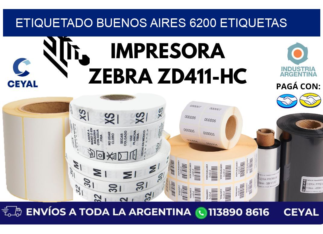 etiquetado buenos aires 6200 etiquetas
