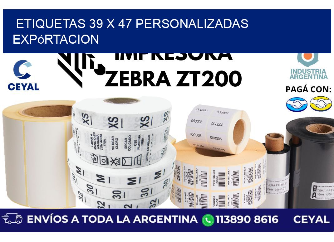 etiquetas 39 x 47 personalizadas expórtacion