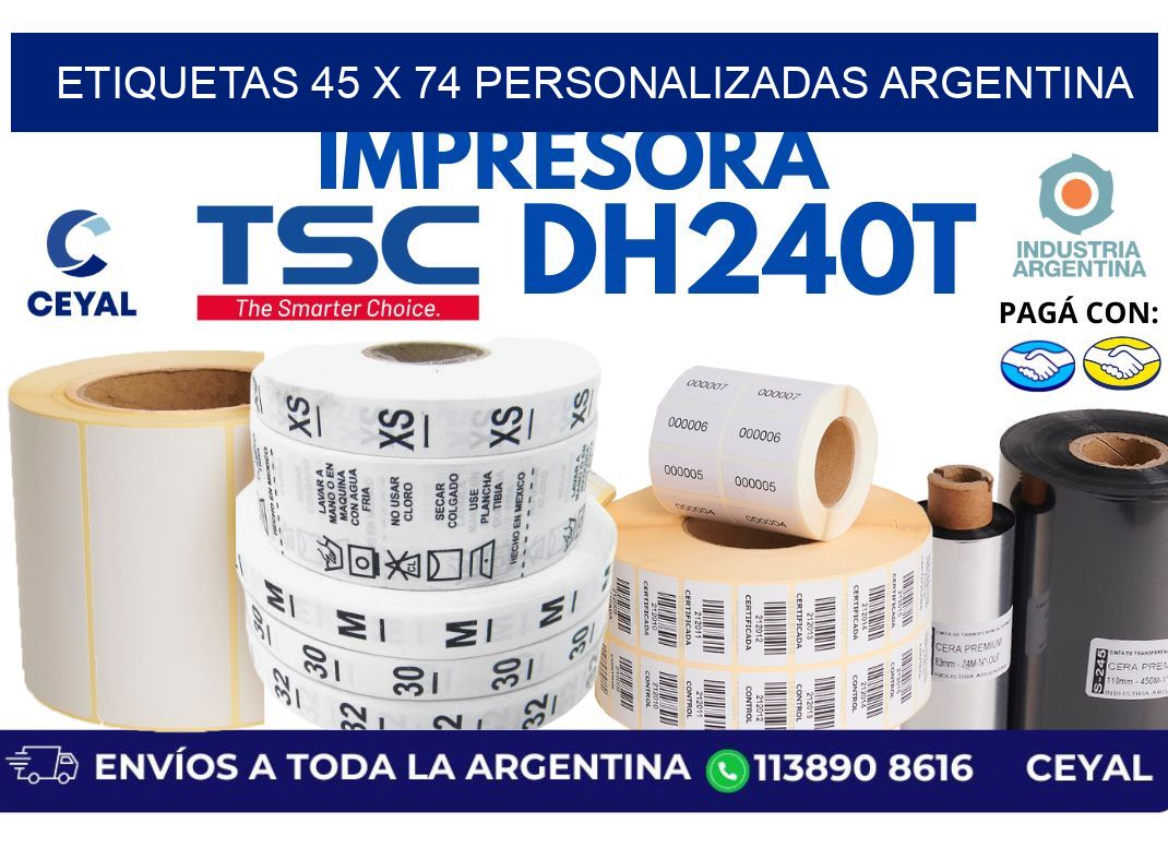 etiquetas 45 x 74 personalizadas argentina