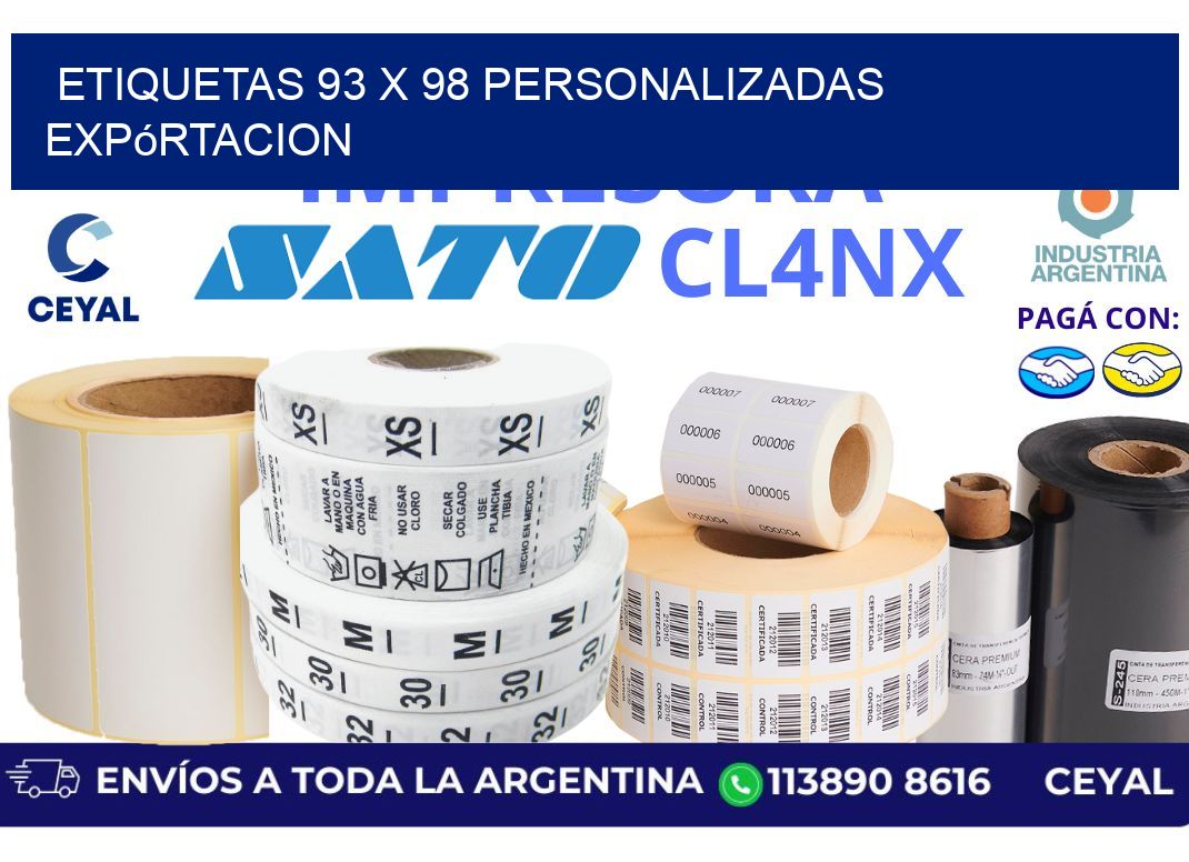 etiquetas 93 x 98 personalizadas expórtacion