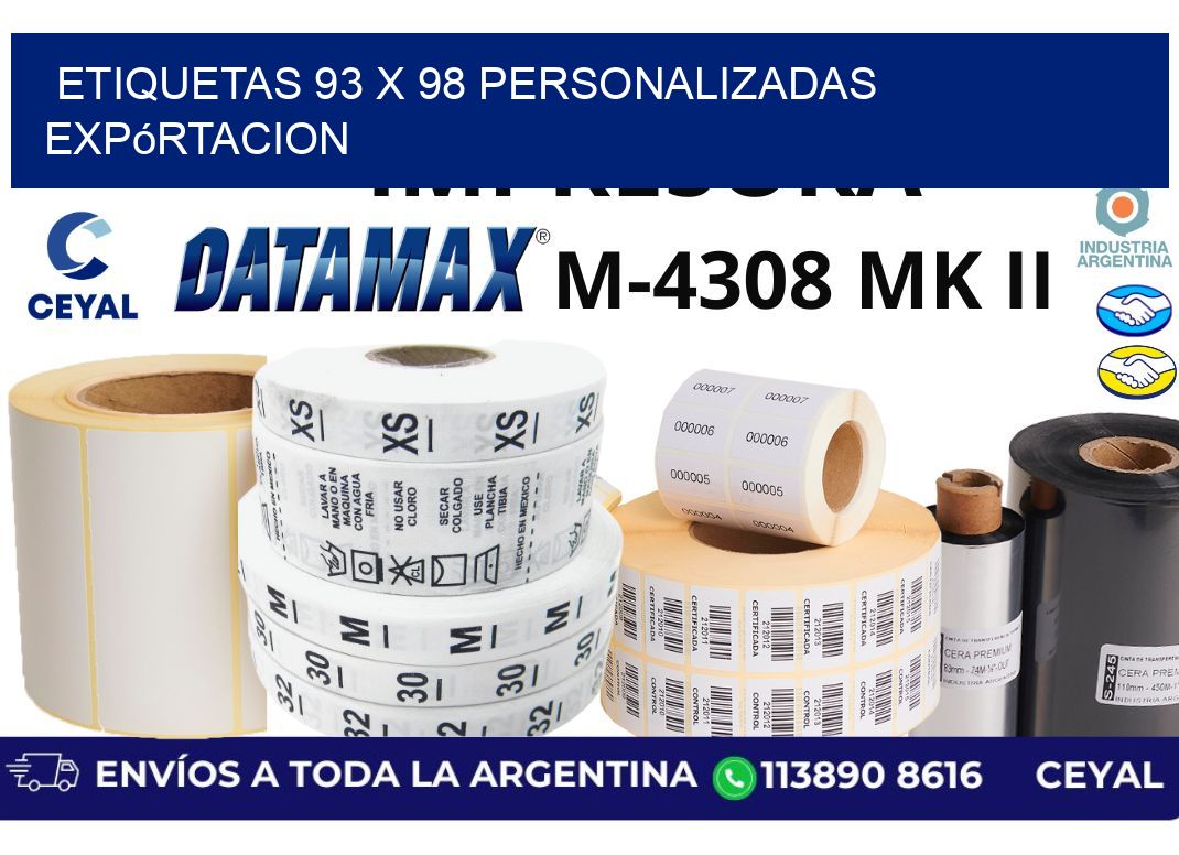 etiquetas 93 x 98 personalizadas expórtacion
