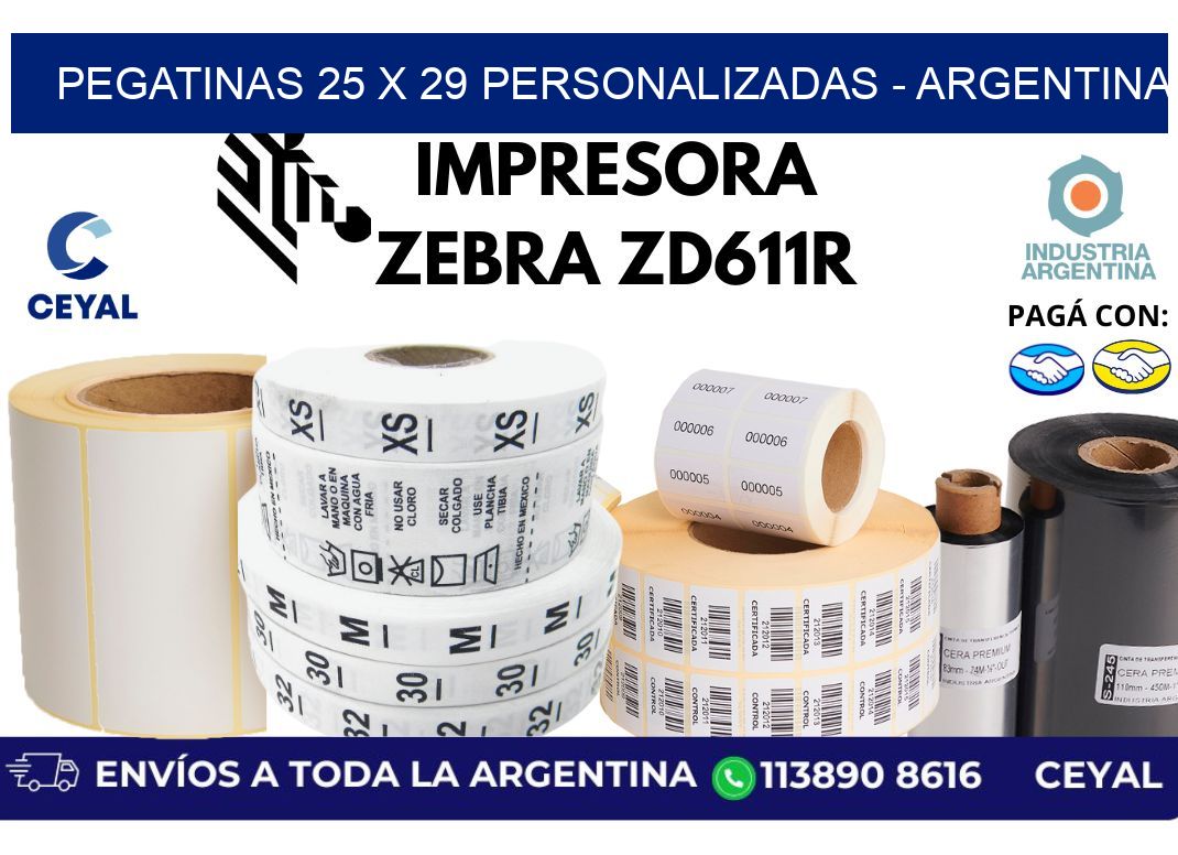 pegatinas 25 x 29 personalizadas - Argentina