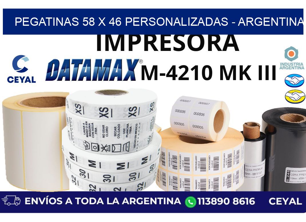 pegatinas 58 x 46 personalizadas - Argentina
