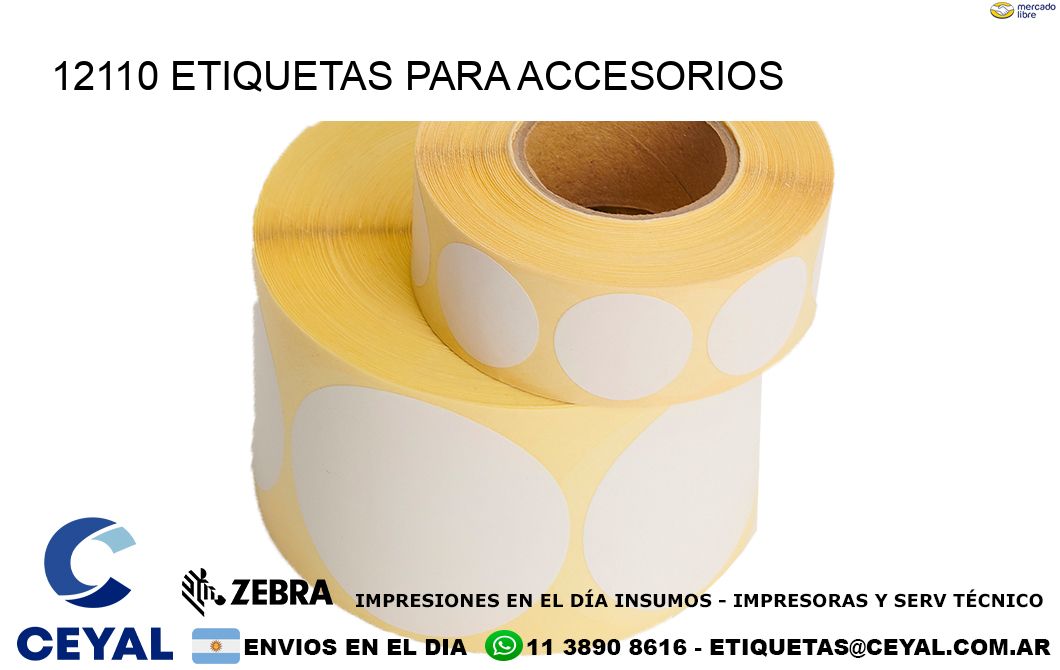 12110 Etiquetas para accesorios