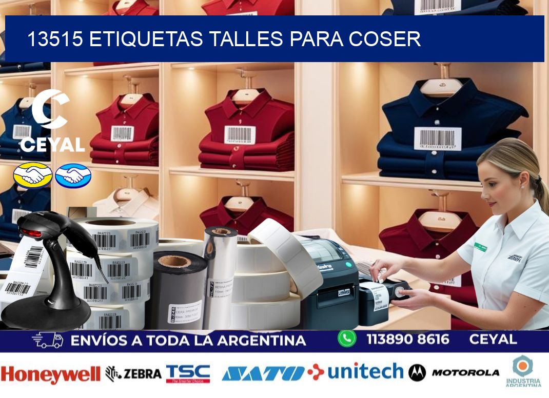 13515 ETIQUETAS TALLES PARA COSER