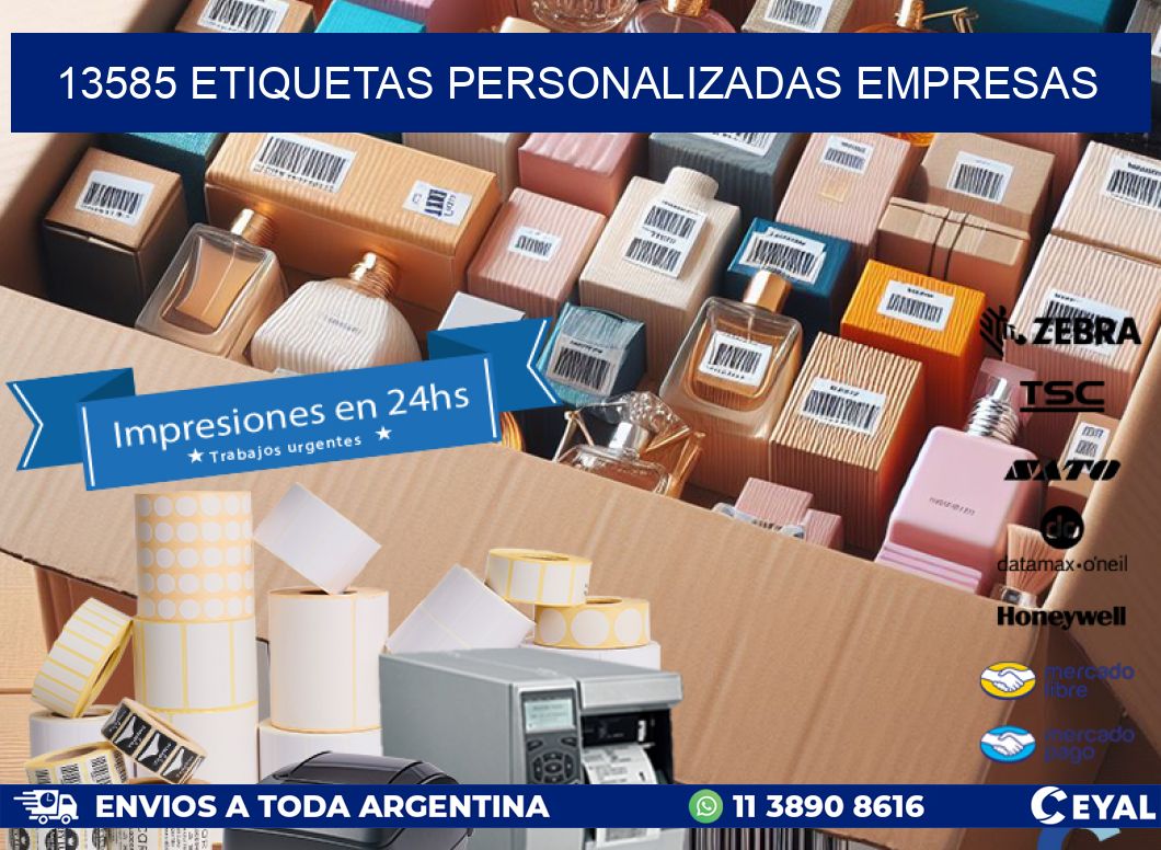 13585 Etiquetas personalizadas empresas