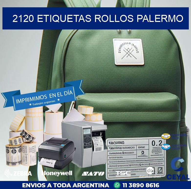 2120 etiquetas rollos PALERMO