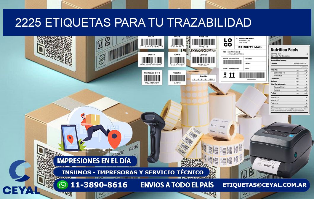 2225 etiquetas para tu trazabilidad