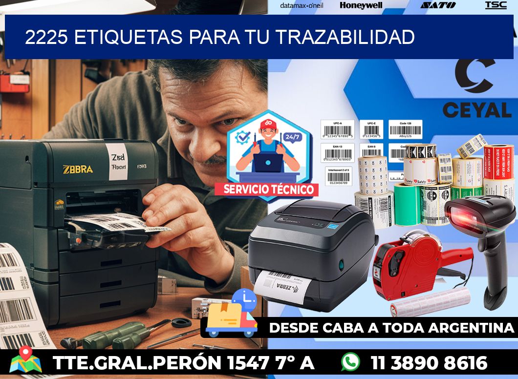 2225 etiquetas para tu trazabilidad