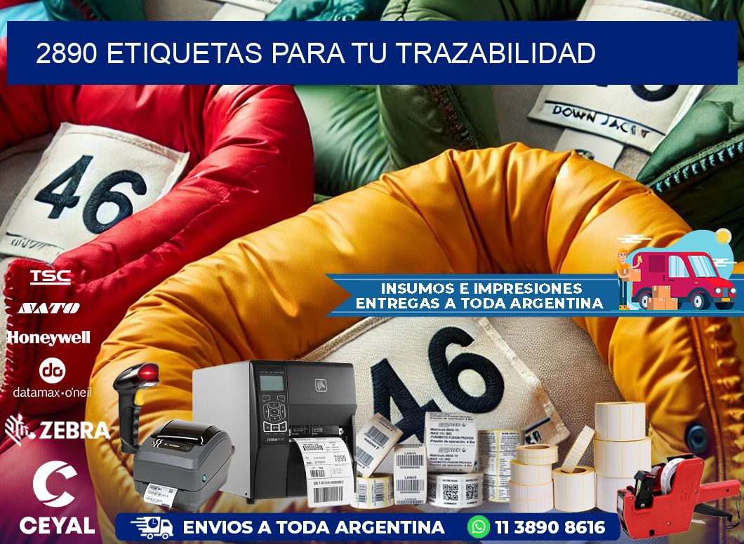 2890 etiquetas para tu trazabilidad