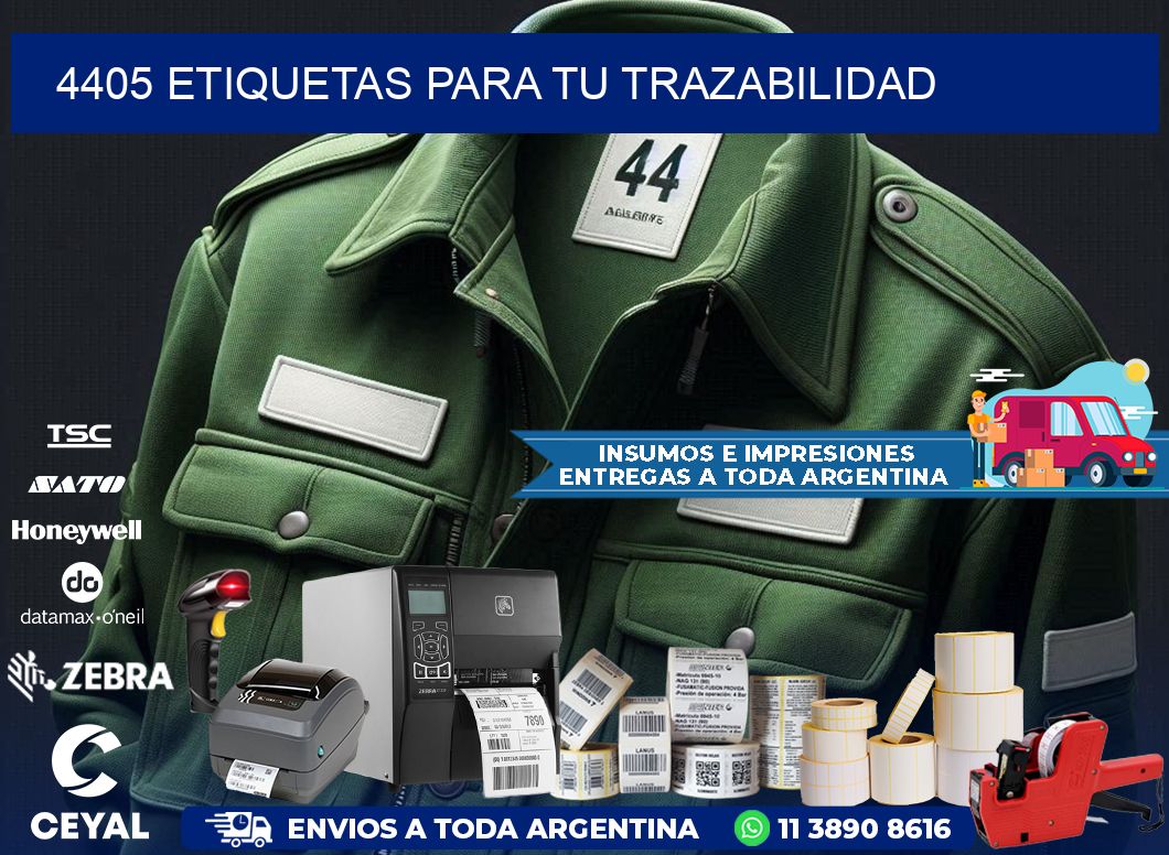 4405 etiquetas para tu trazabilidad