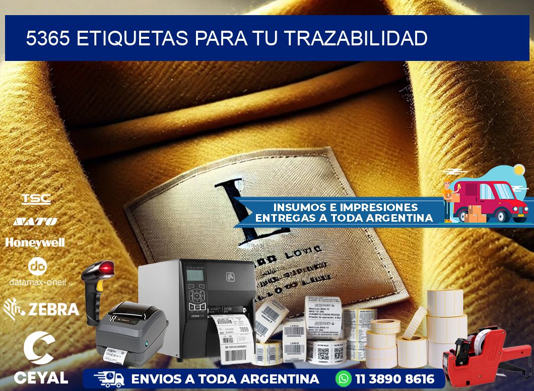 5365 etiquetas para tu trazabilidad