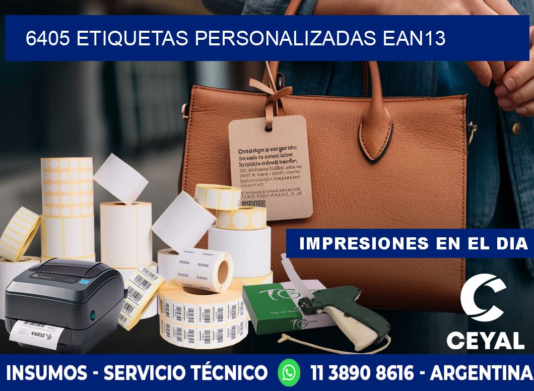 6405 Etiquetas personalizadas ean13