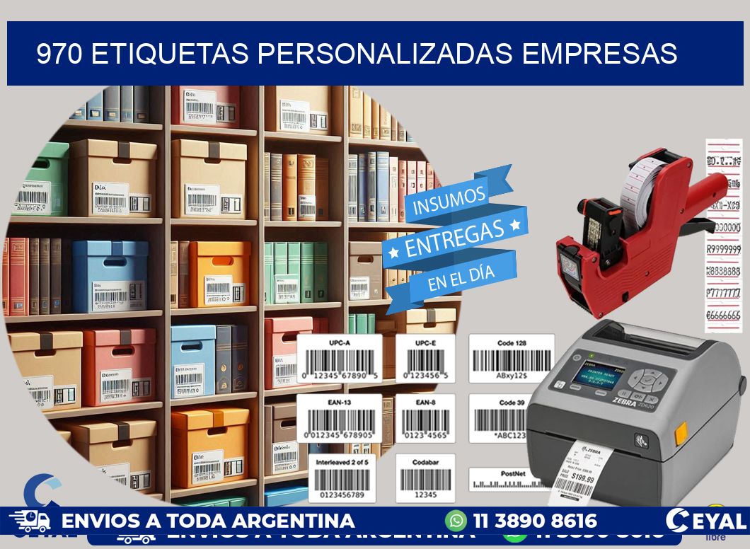 970 Etiquetas personalizadas empresas