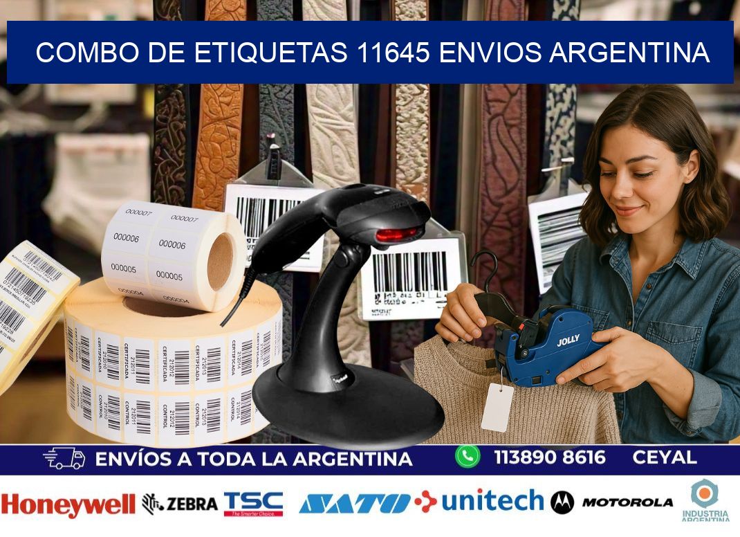 Combo de etiquetas 11645 ENVIOS ARGENTINA