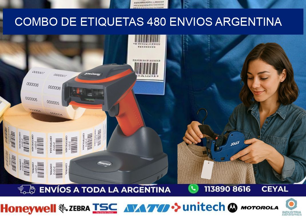 Combo de etiquetas 480 ENVIOS ARGENTINA