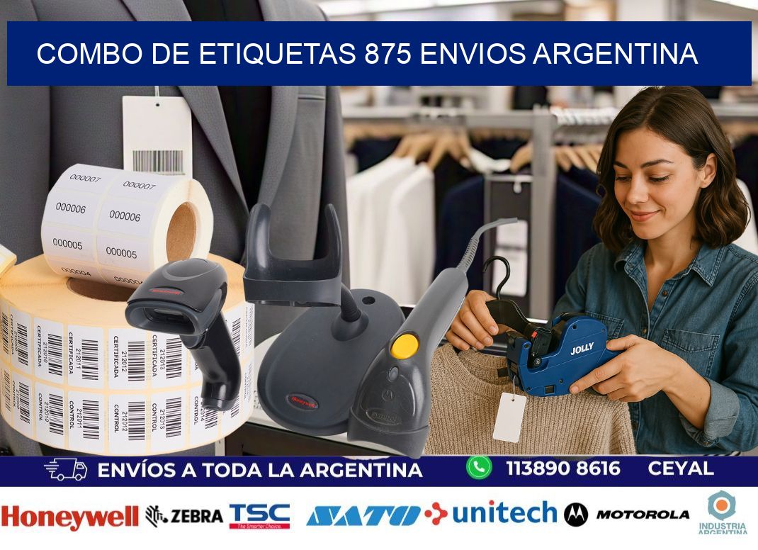 Combo de etiquetas 875 ENVIOS ARGENTINA