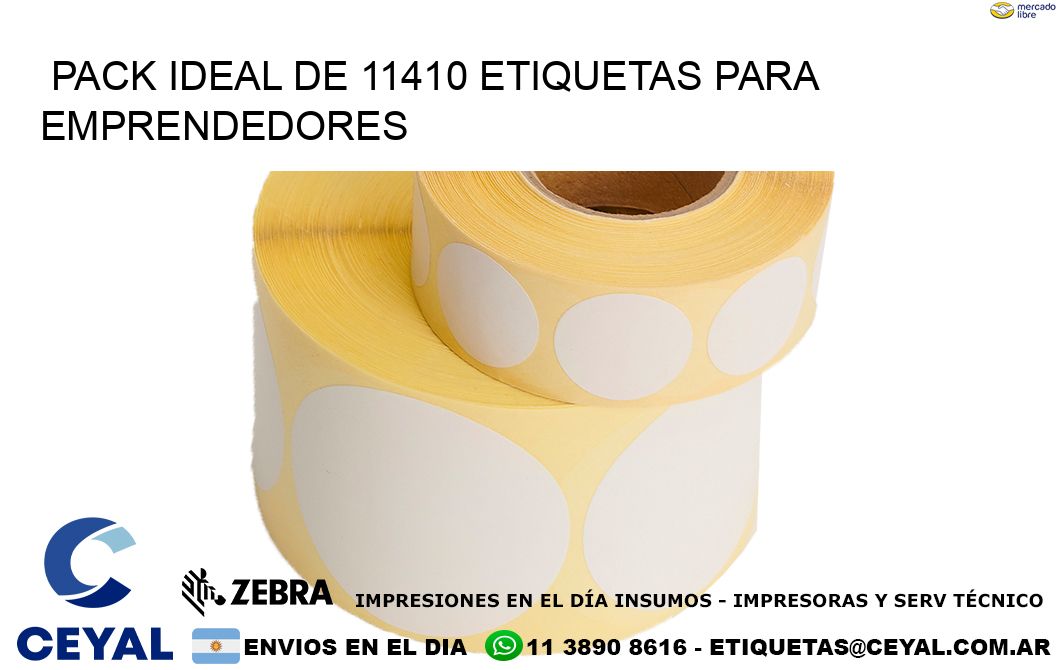Pack ideal de 11410 etiquetas para emprendedores