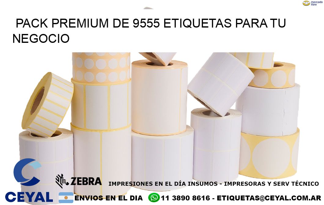 Pack premium de 9555 etiquetas para tu negocio