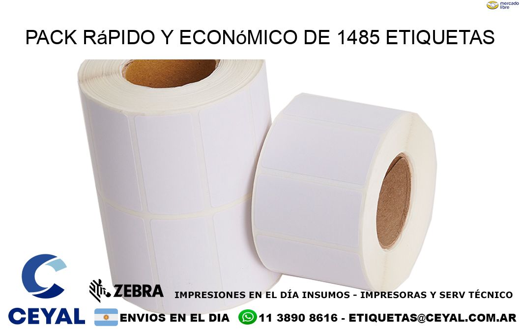Pack rápido y económico de 1485 etiquetas