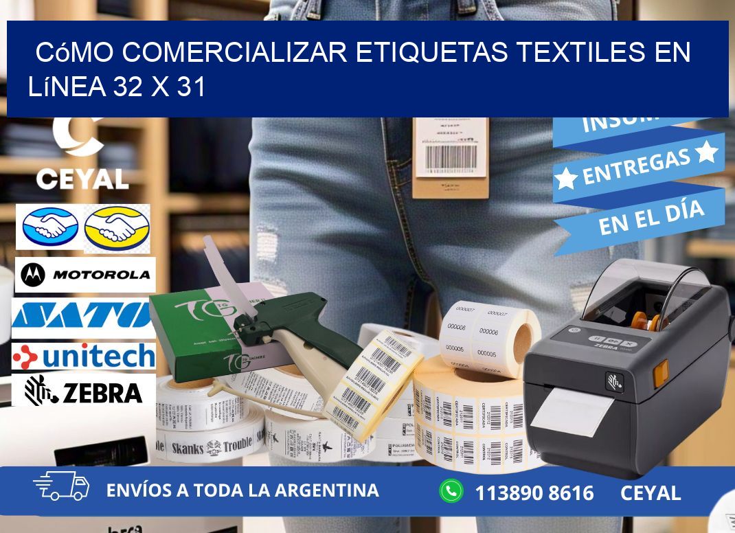 Cómo Comercializar Etiquetas Textiles en Línea 32 x 31
