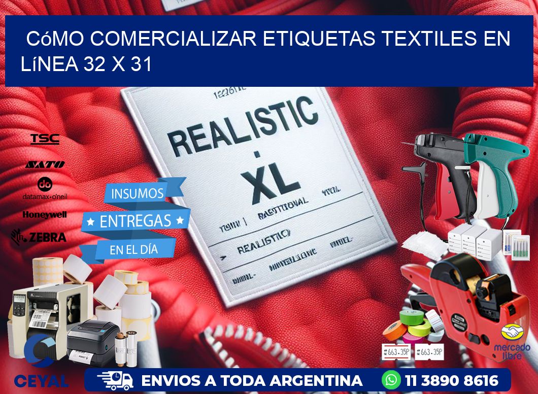 Cómo Comercializar Etiquetas Textiles en Línea 32 x 31