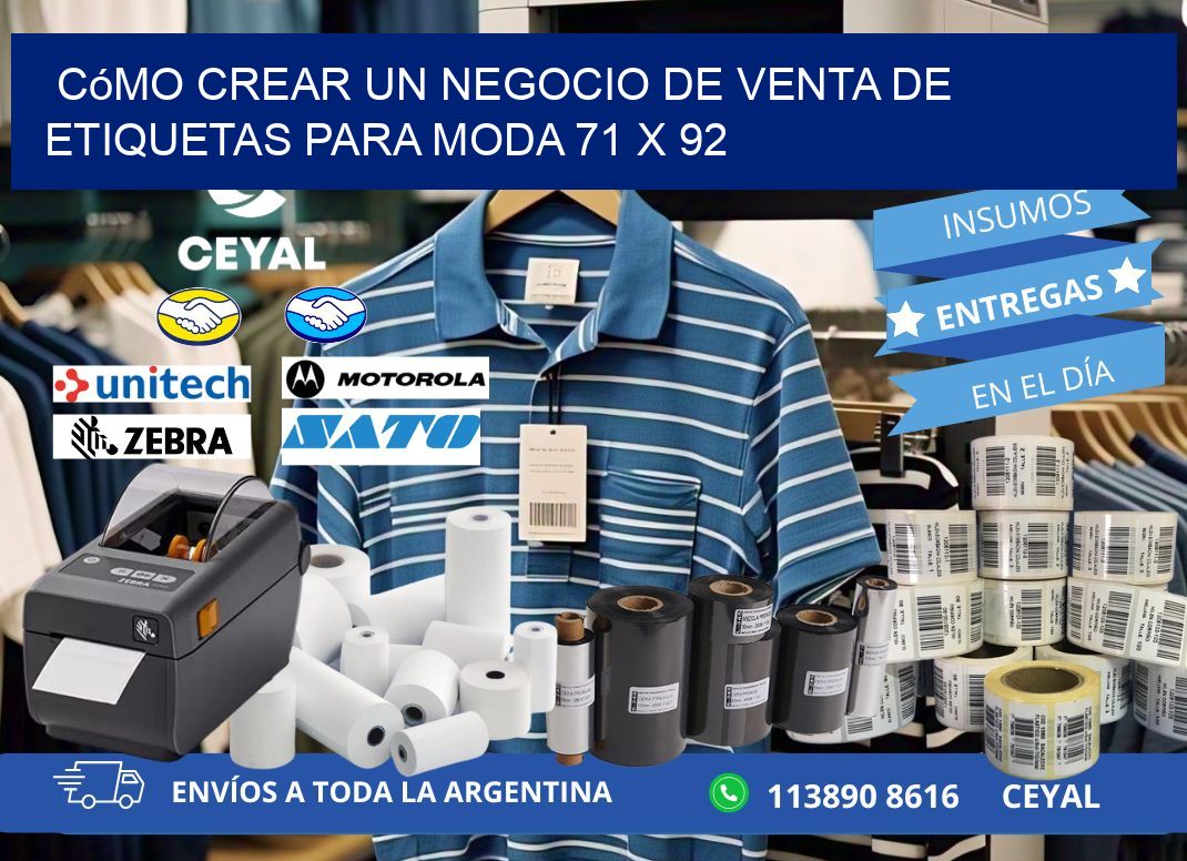 Cómo Crear un Negocio de Venta de Etiquetas para Moda 71 x 92