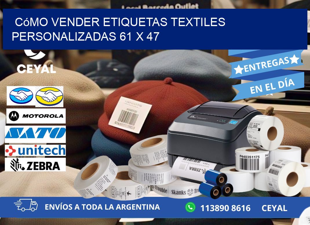 Cómo Vender Etiquetas Textiles Personalizadas 61 x 47