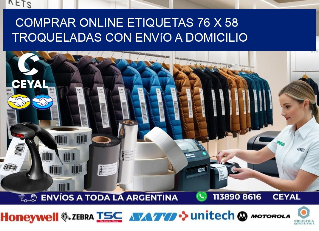Comprar online etiquetas 76 x 58 troqueladas con envío a domicilio