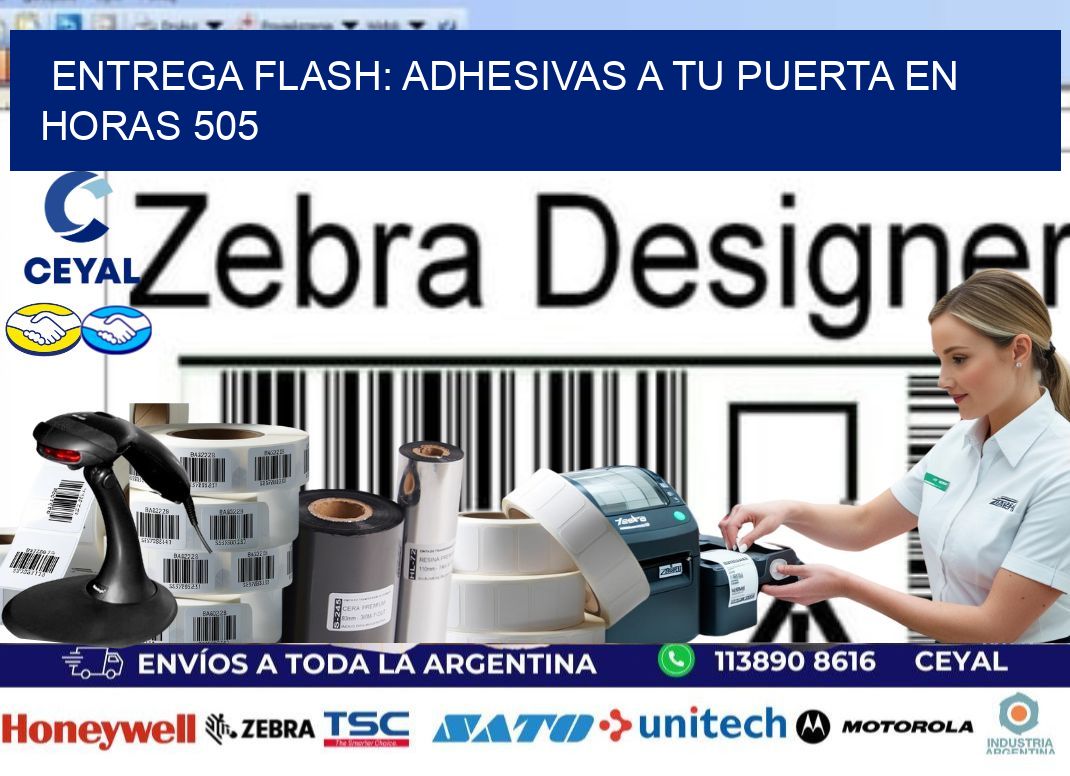 Entrega Flash: Adhesivas A Tu Puerta en Horas 505