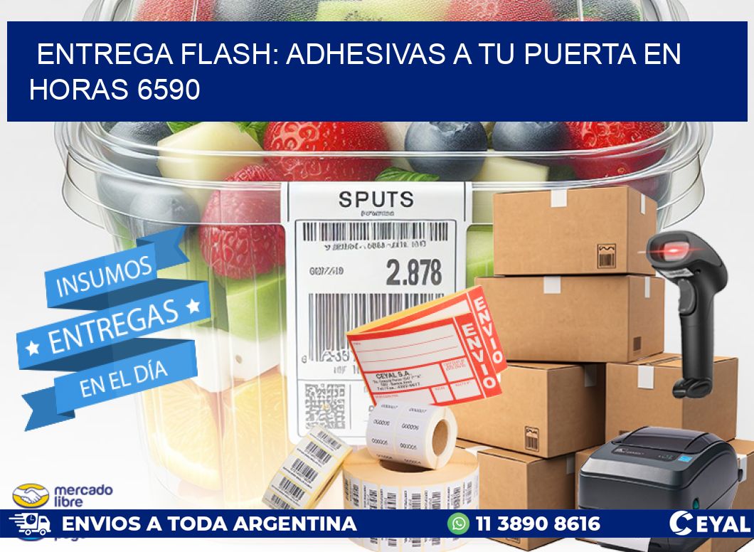 Entrega Flash: Adhesivas A Tu Puerta en Horas 6590