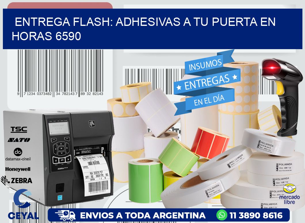 Entrega Flash: Adhesivas A Tu Puerta en Horas 6590