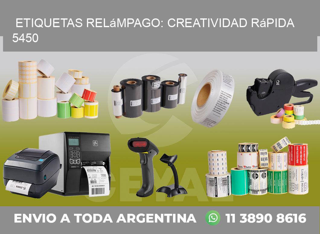 Etiquetas Relámpago: Creatividad Rápida 5450