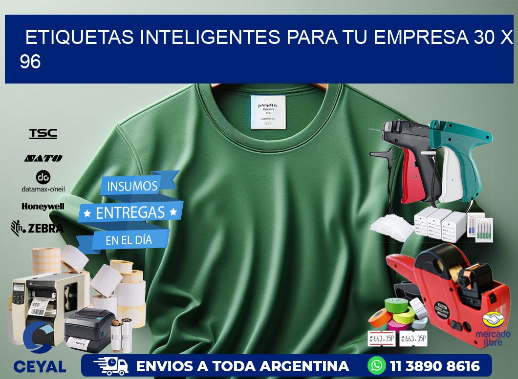 Etiquetas inteligentes para tu empresa 30 x 96