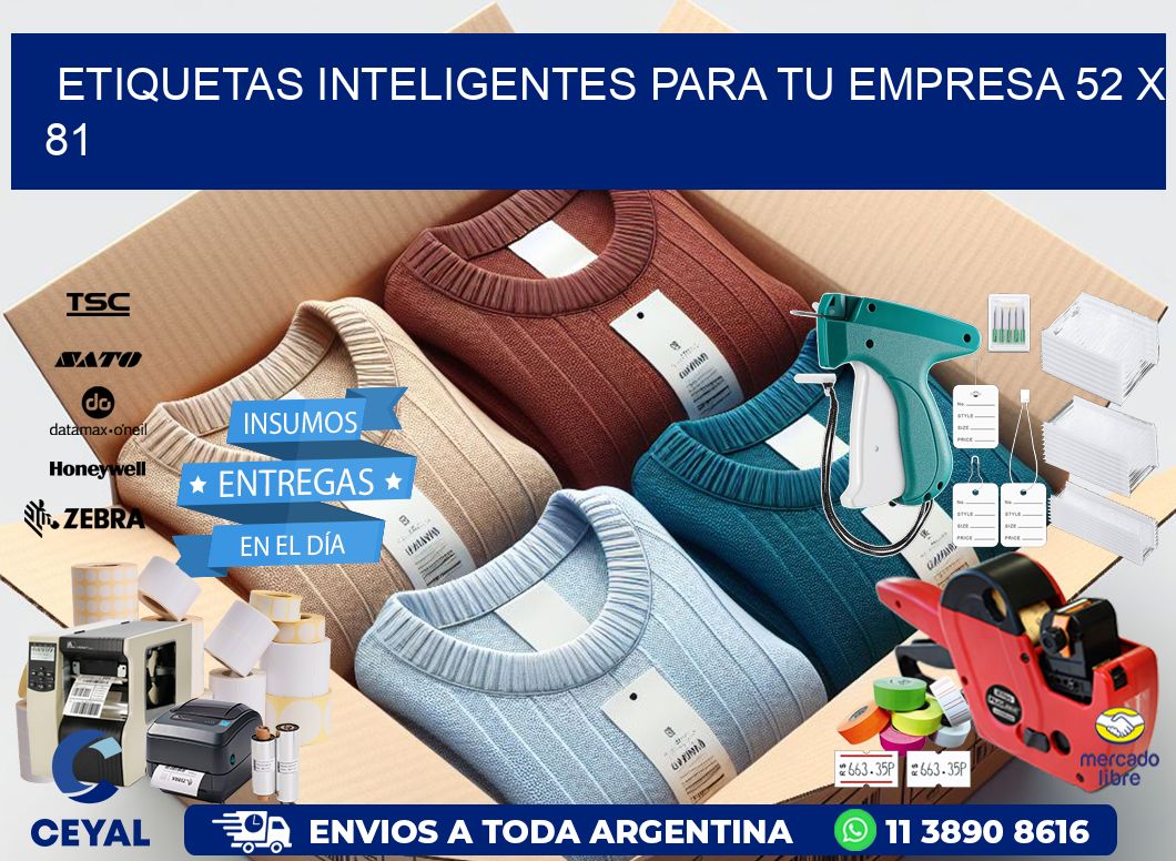 Etiquetas inteligentes para tu empresa 52 x 81