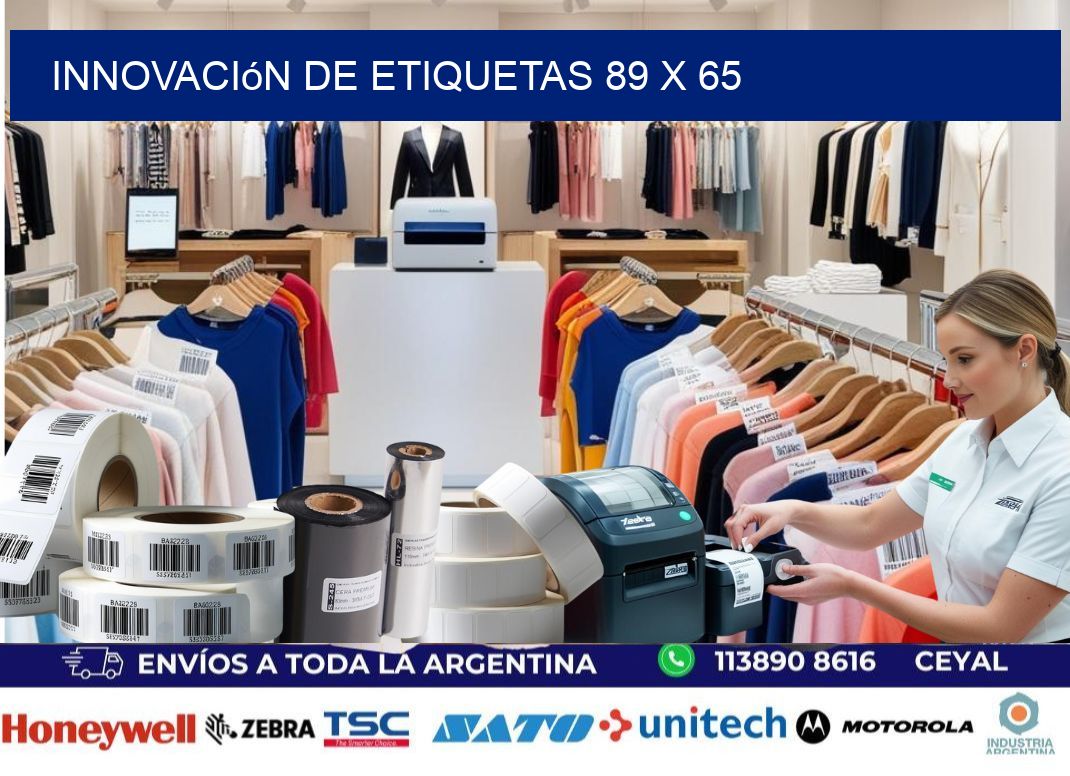 Innovación de etiquetas 89 x 65