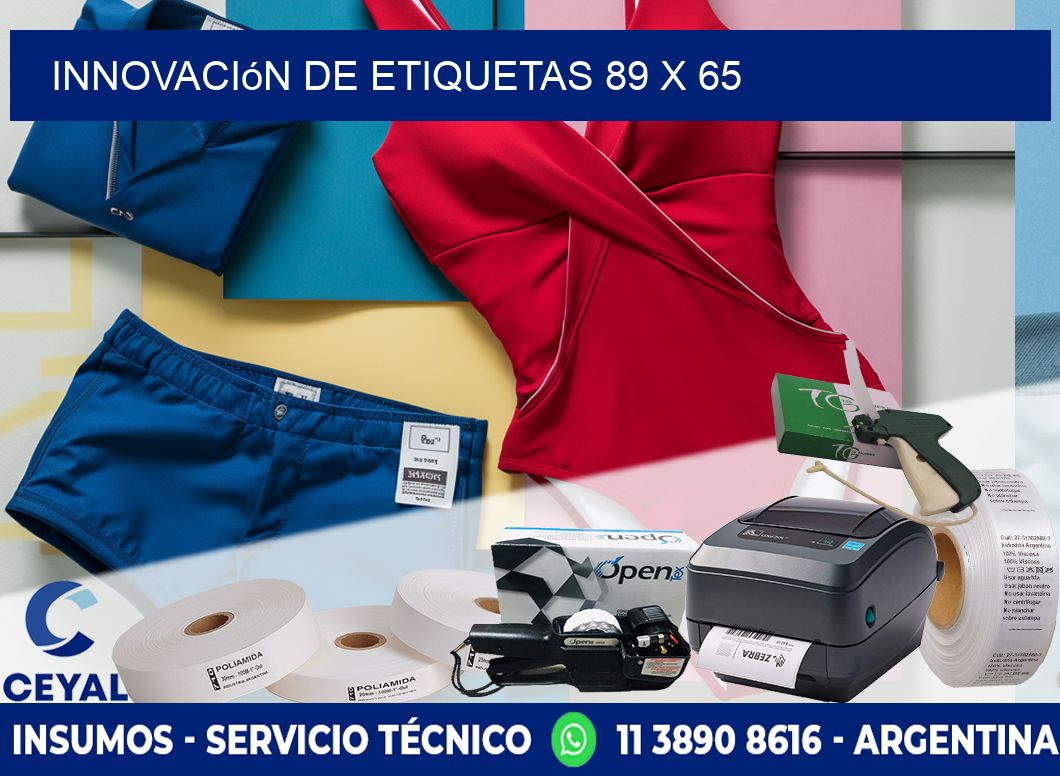 Innovación de etiquetas 89 x 65