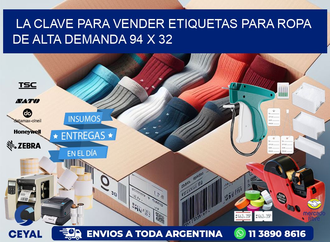 La Clave para Vender Etiquetas para Ropa de Alta Demanda 94 x 32