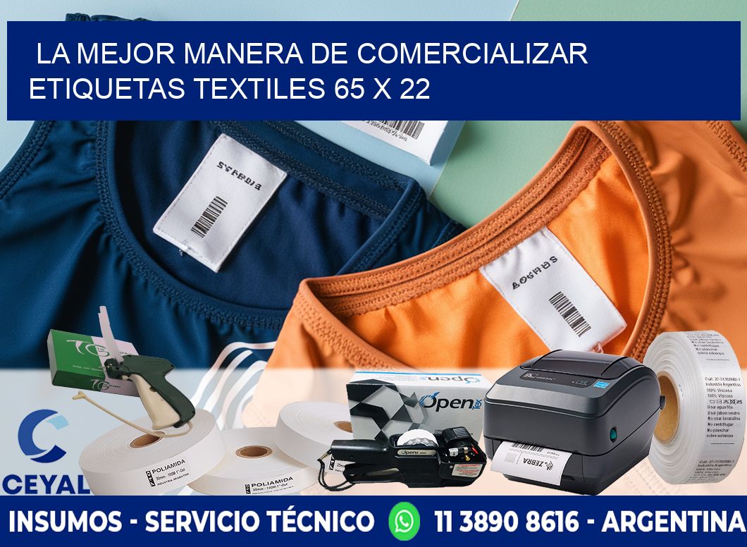 La Mejor Manera de Comercializar Etiquetas Textiles 65 x 22