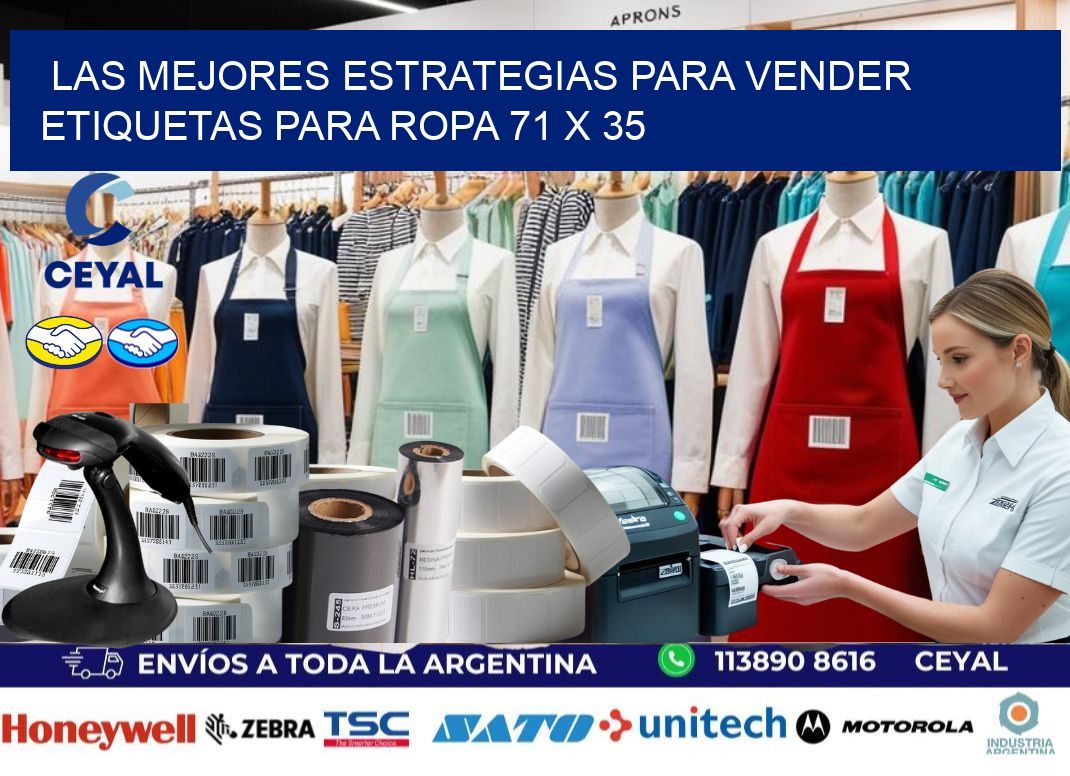 Las Mejores Estrategias para Vender Etiquetas para Ropa 71 x 35