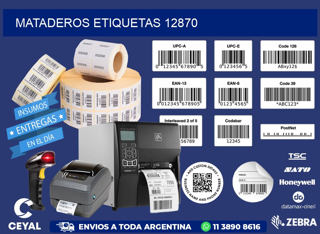 Mataderos etiquetas 12870